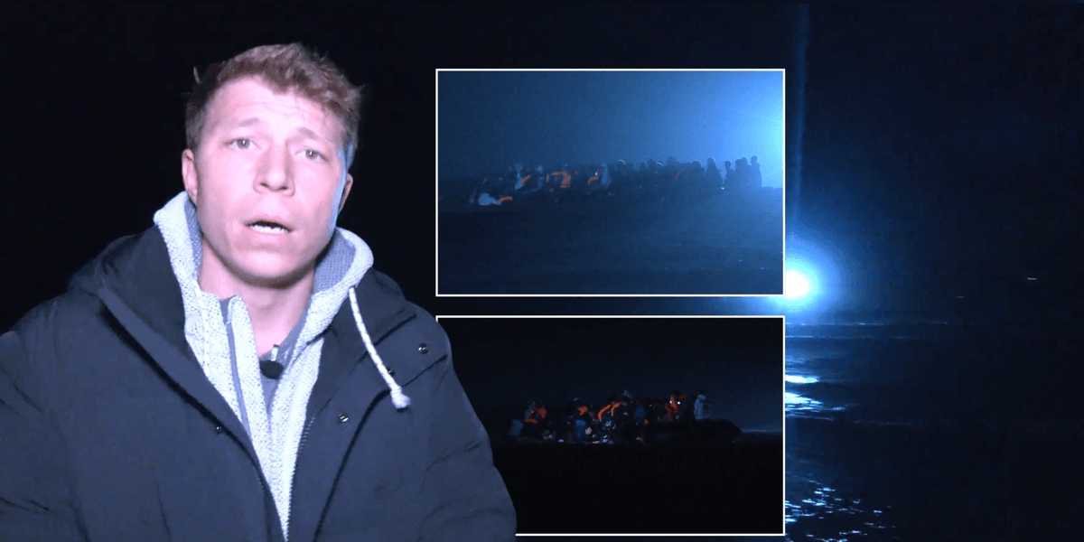 Migrant crisis: Patrick Christys catches massive migrant boat launch from Calais on camera: ‘These are your new neighbours’