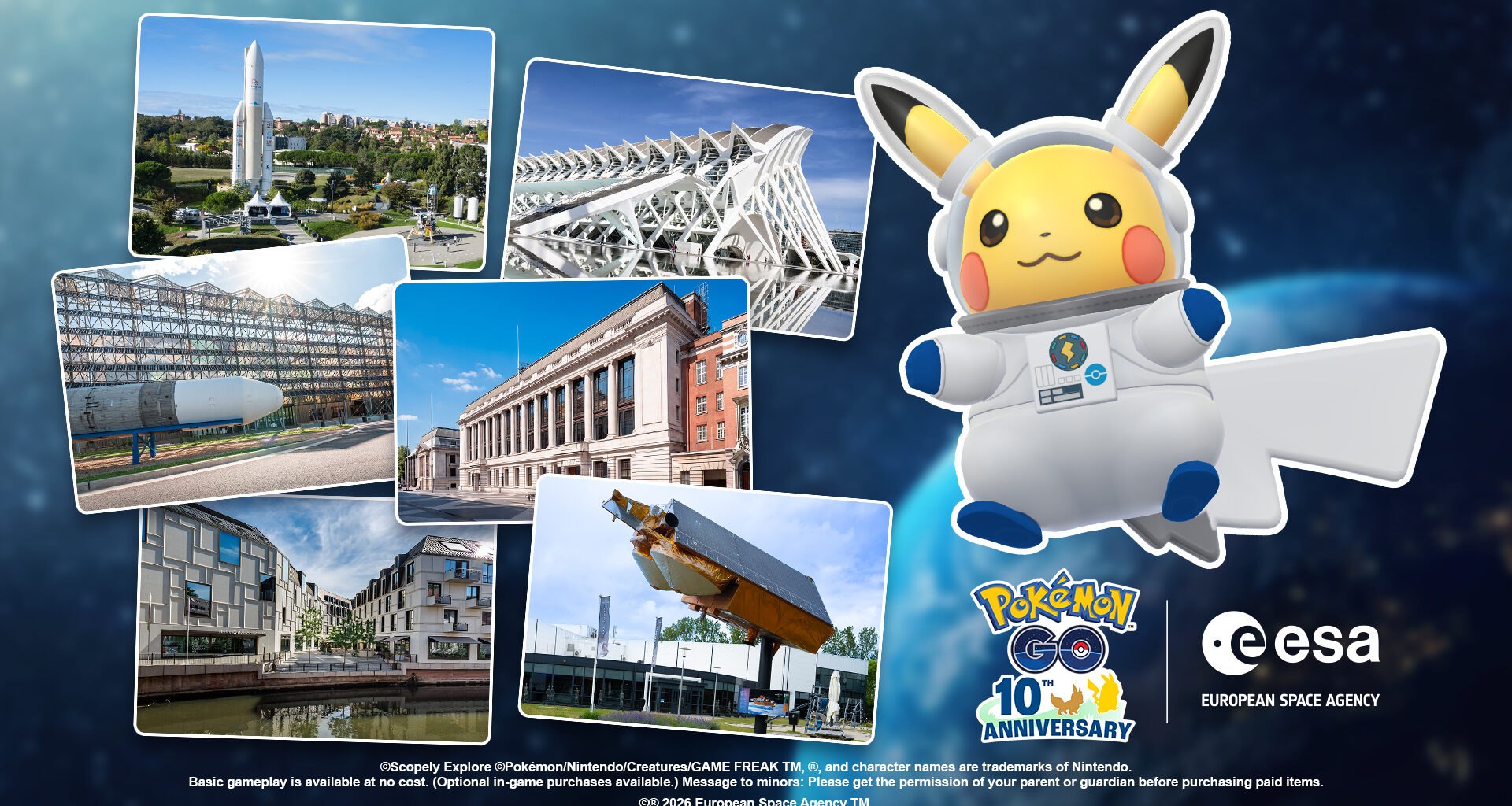 European Space Agency Event: Astronaut Pikachu, Raids and Research