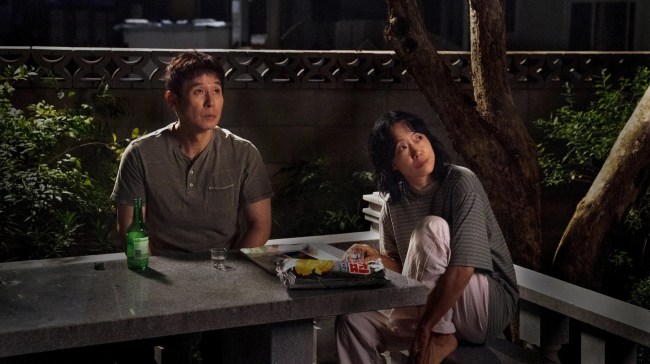 Possible Love (L to R) Sul Kyung-gu as Ho-seok, Jeon Do-yeon as Mi-ok in Possible Love Cr. Joo Jae-bum/Netflix © 2026