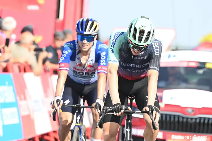 Primoz Roglic at the Vuelta a España 2026.