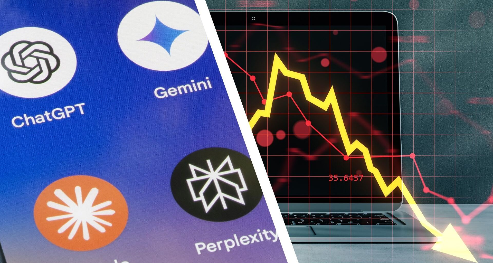 AI companies and a stock market crash.