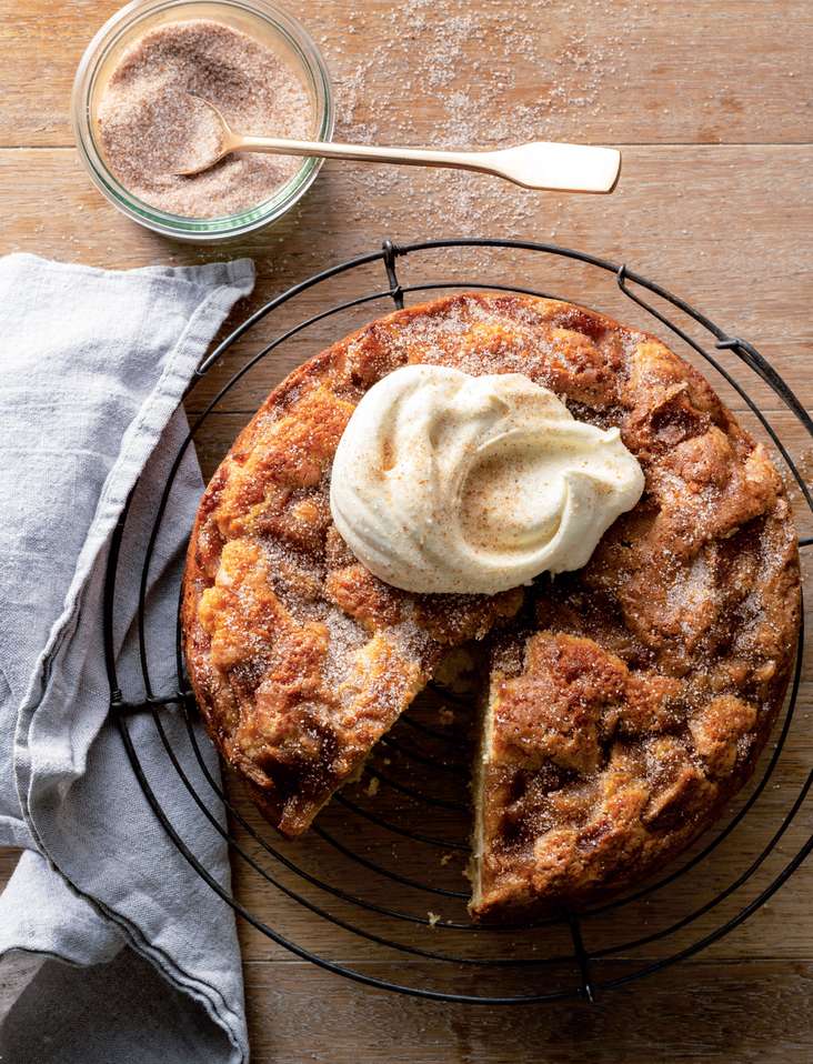 MMCC's roasted apple cake – which took a year to develop (Photo: Alan Benson)