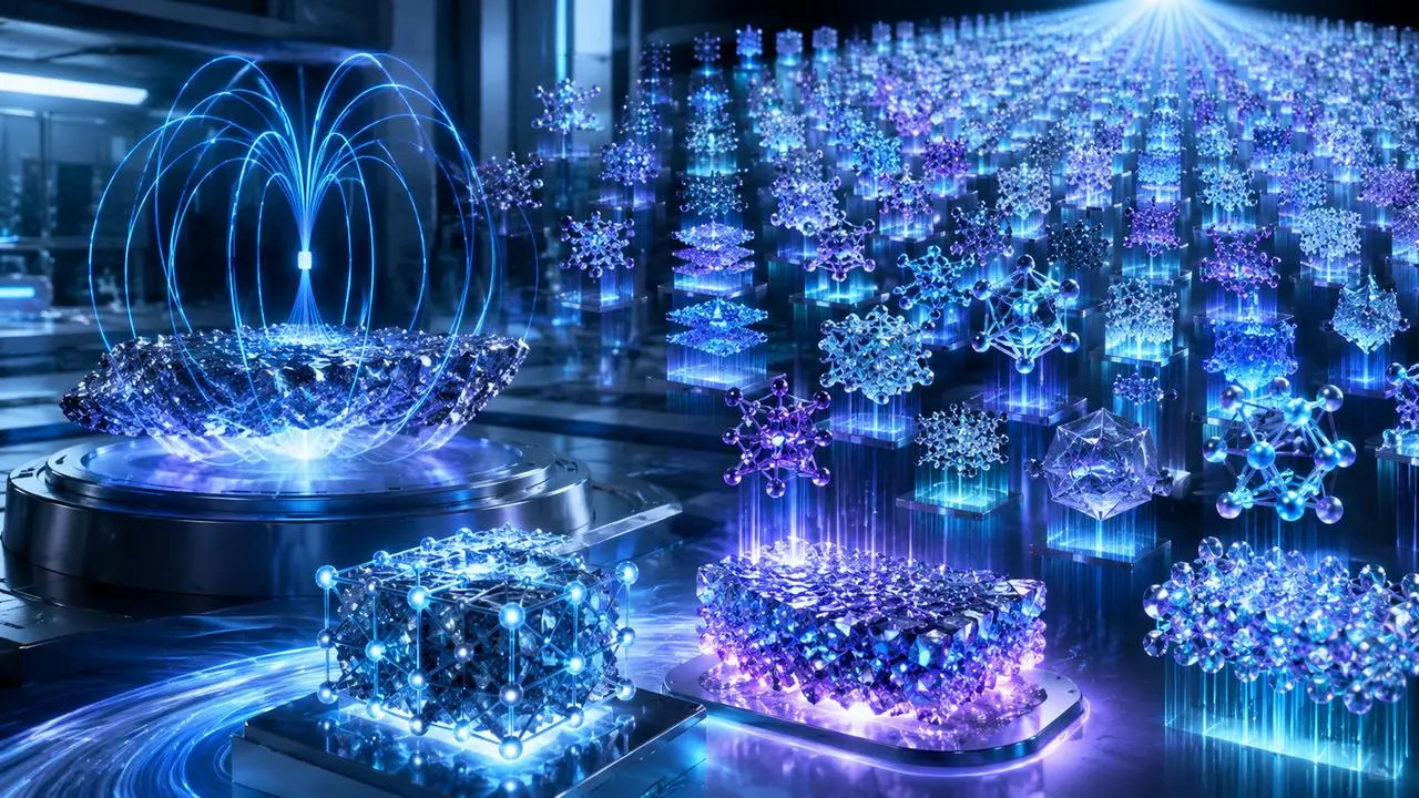 AI could accelerate the discovery of new superconductors. Illustration created using an AI tool.