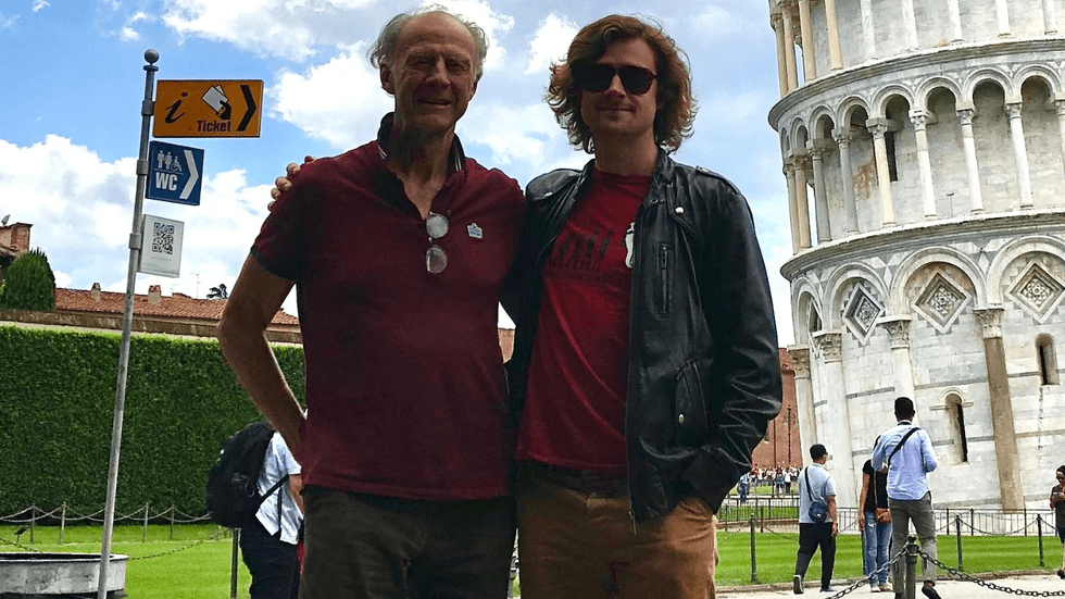 Sir Ranulph and his step-son