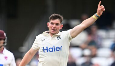 Ethan Bamber was on fire for Warwickshire