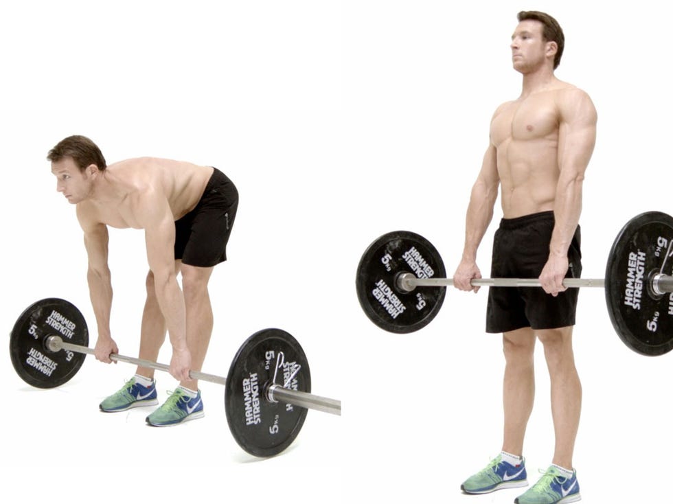 stiff legged deadlift