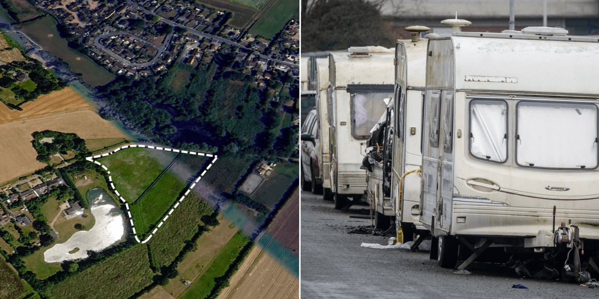 Travellers destroy North Yorkshire village in 48-hour 'military-scale’ operation to concrete over fields