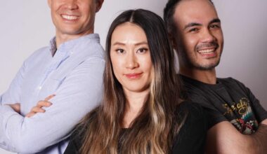 TypeSafe AI co-founders Erik Gafni, Sasha Sheng, and Diogo Almeida.