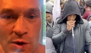 Tyson Fury questions Anthony Joshua’s ‘love’ of England as controversial Black Lives Matter speech dragged up