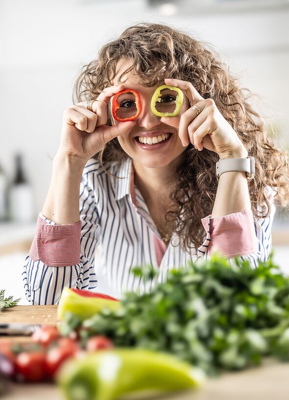 Cute curly woman Cute curly woman