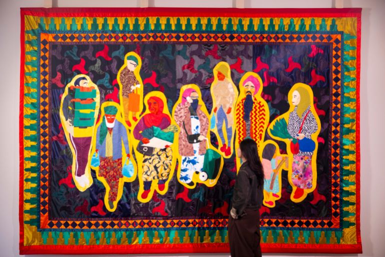 The exhibit depicts the diversity of Britain’s Muslim minority [Courtesy of David Parry]