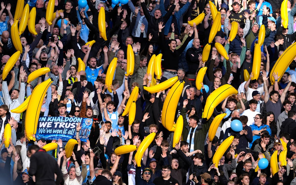 Why Man City fans brought inflatable bananas to Anfield for Liverpool FC clash - London Evening Standard