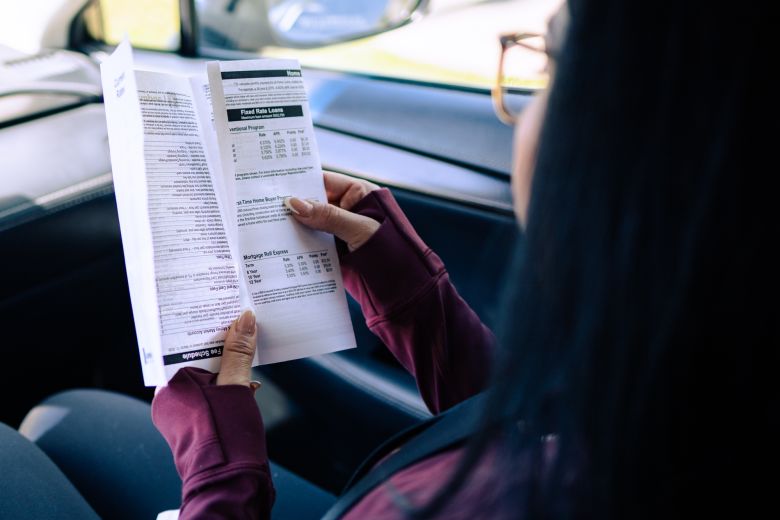 Mariza looks at loan rates from Landmark Credit Union on May 14, 2026.