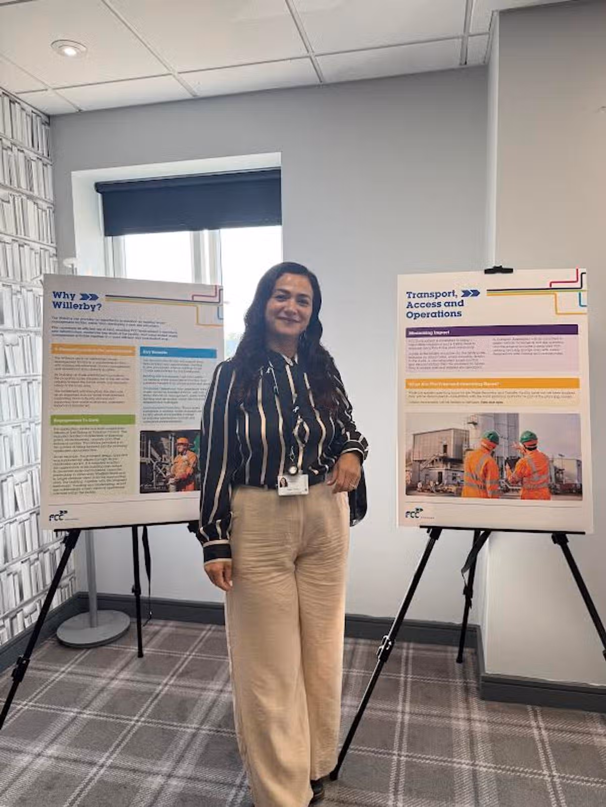 Cllr Saribal said the smell is a long-standing issue that needs to be tackled with great urgency - pictured at the Wastewise consultation event