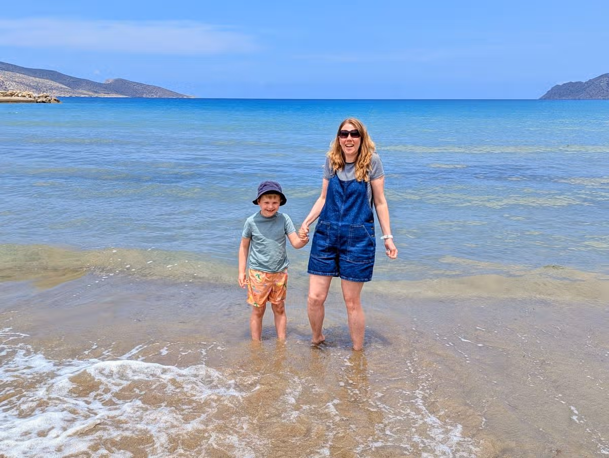 Heather Hackney and her son