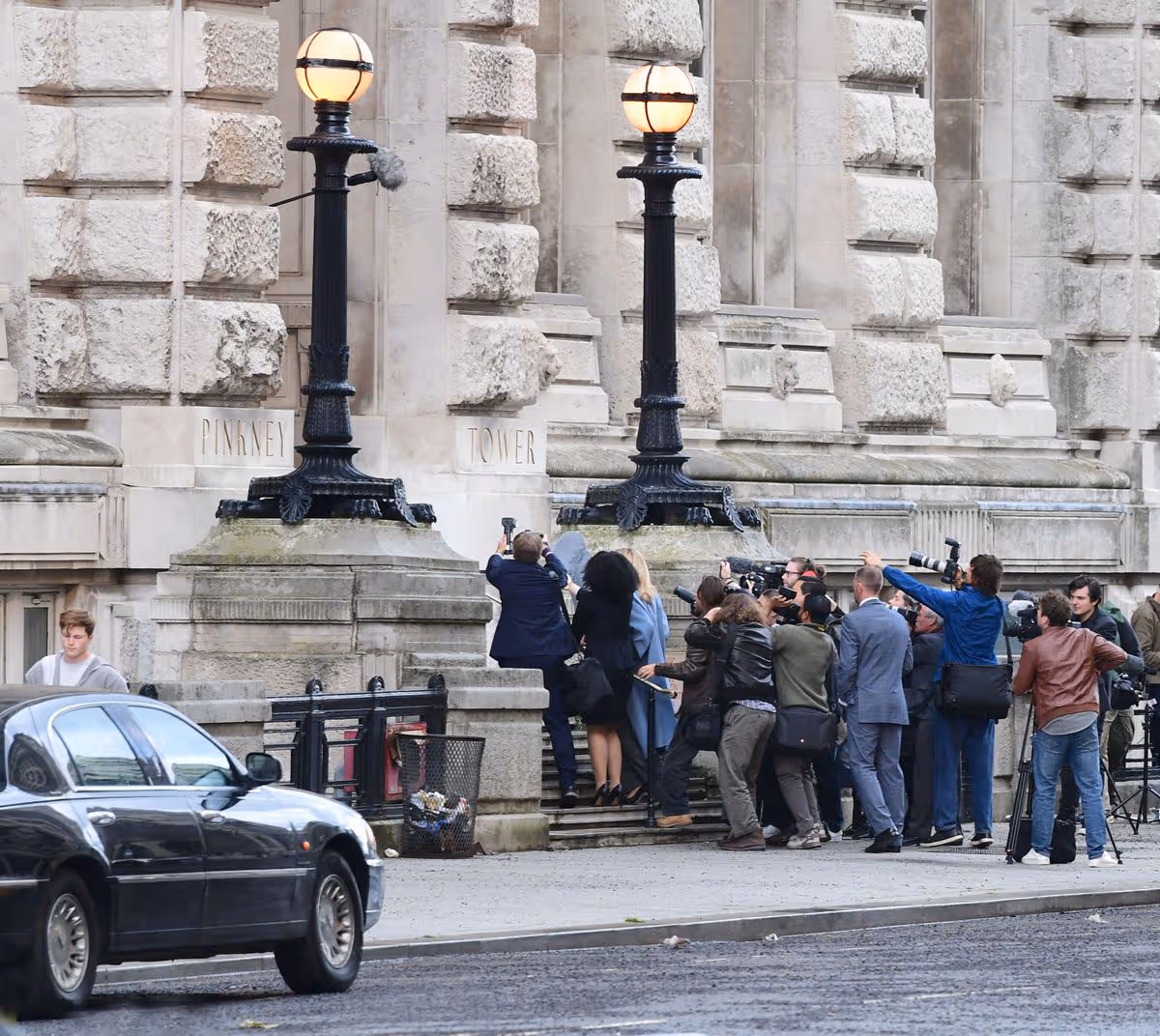 The Cunard Building was used for filming of Clayface