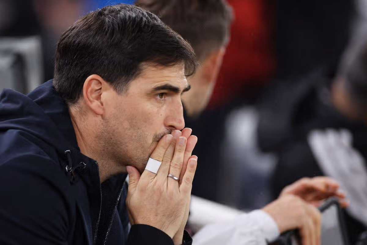 Liverpool head coach Andoni Iraola