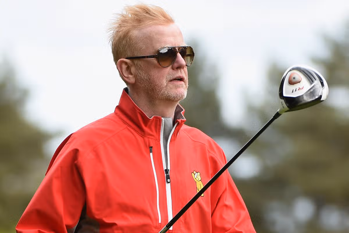Broadcaster Chris Evans is a keen golfer but is not allowed to play