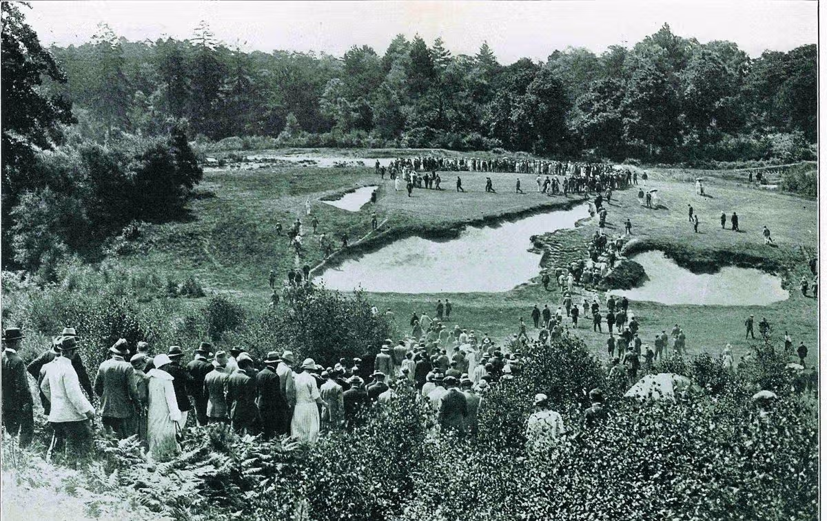 St George's Hill Golf Club hosting a USA vs GB international in 1924