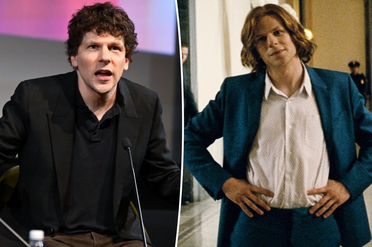 Jesse Eisenberg says 'Batman v Superman' Razzie cost him major movie roles
