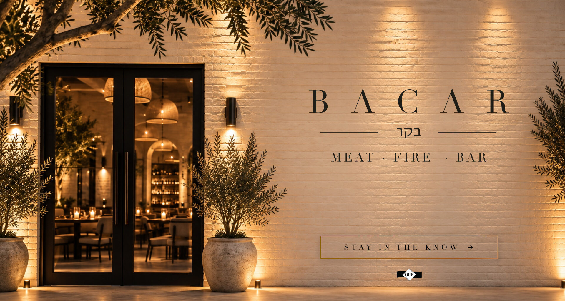 BACAR kosher Mediterranean grill - Meat, Fire, Bar - Dania Beach, Florida