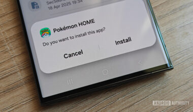 install app popup when sideloading an app