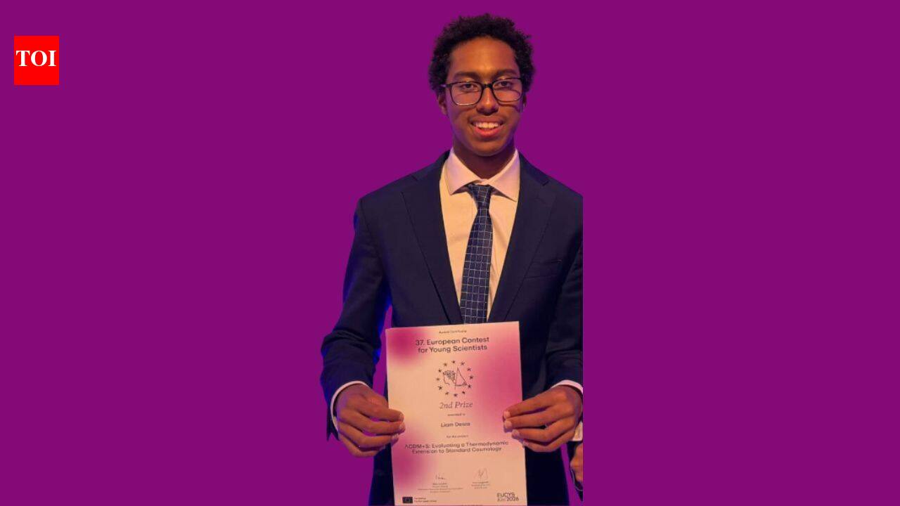 Meet Liam Desre, the 14-year-old Canadian who proposed a thermodynamic alternative to dark energy; his cosmology project won a €5,000 second prize against 144 young researchers from 37 countries at EUCYS 2026