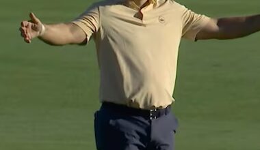 ALBATROSS on the last hole 😱 - YouTube