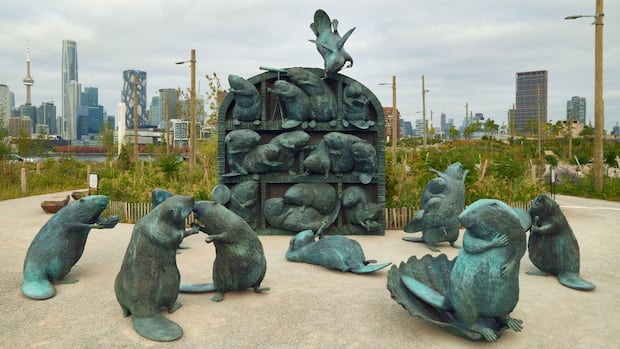 What are all these beavers doing in Kent Monkman’s first public artwork?