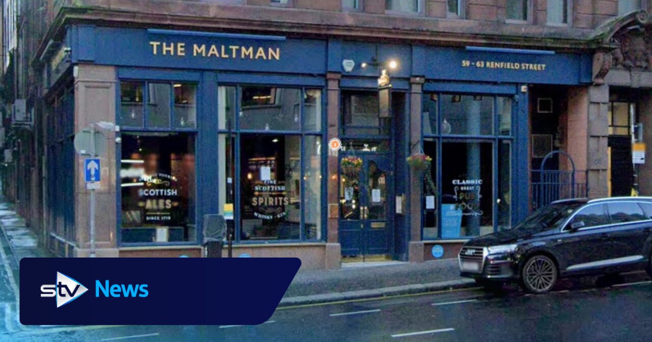 Roads closed as firefighters tackle blaze at rear of The Maltman pub in Glasgow city centre