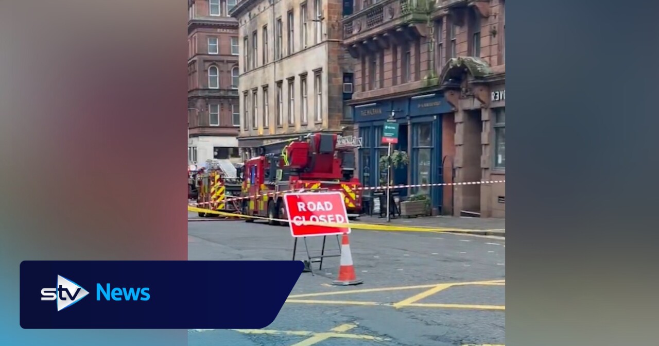 Police investigating 'deliberate' fire at Glasgow city centre pub