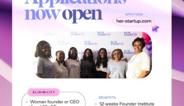 Call For Applications: Her Startup Cohort 2.0 — Women Founders