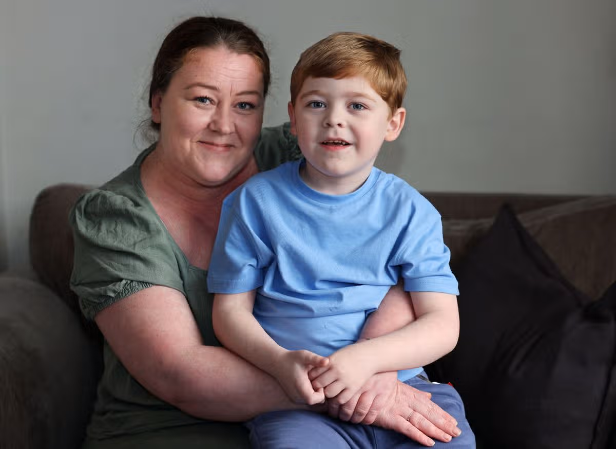 Kate Hesketh with her son Max