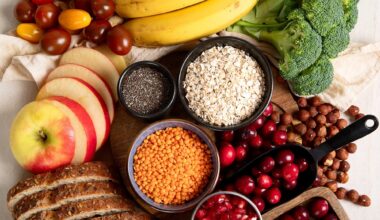High fiber food for healthy bowel