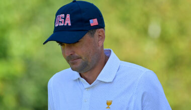 Team USA Captain Keegan Bradley at the 2025 Ryder Cup at Bethpage State Park Golf Course in Bethpage, New York.