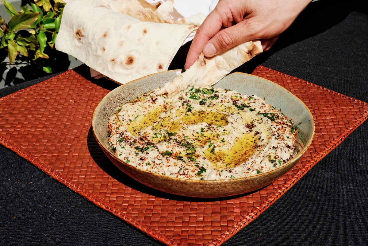 Mutabbal, a bright, smoky eggplant dip