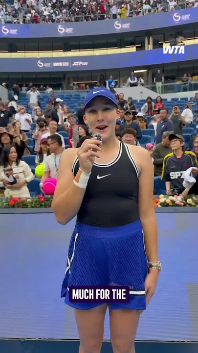 Our first finalist has entered the chat 💬 #MirraAndreeva #Tennis #ChinaOpen #WTA - YouTube