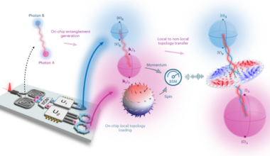Chip-mediated manipulation of photonic quantum skyrmions