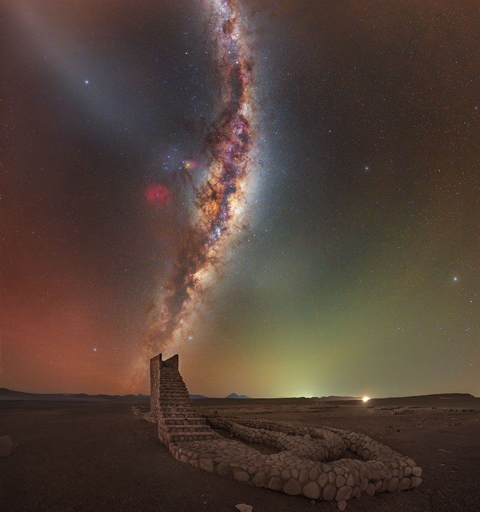 APOD: 2026 October 13 - Desert Stairway to Heaven