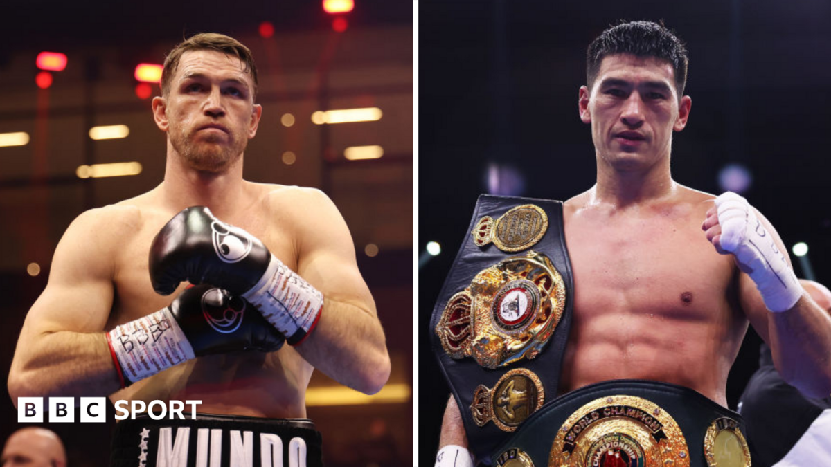 A split picture of Callum Smith and Dmitry Bivol