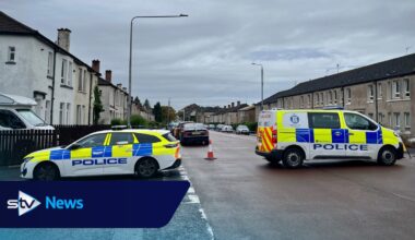 Teenage boy dead and man arrested after disturbance in Glasgow
