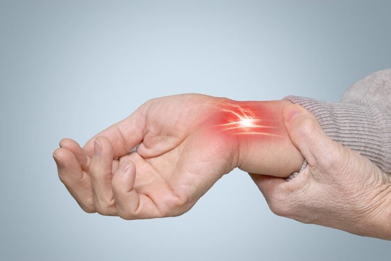 Elderly Woman Wrist Pain