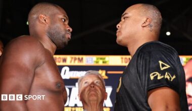 Fabio Wardley faces off with Daniel Dubois