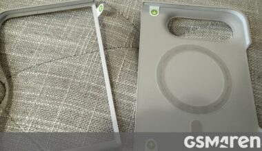 Apple's official silicone case for the iPhone Duo requires adhesive