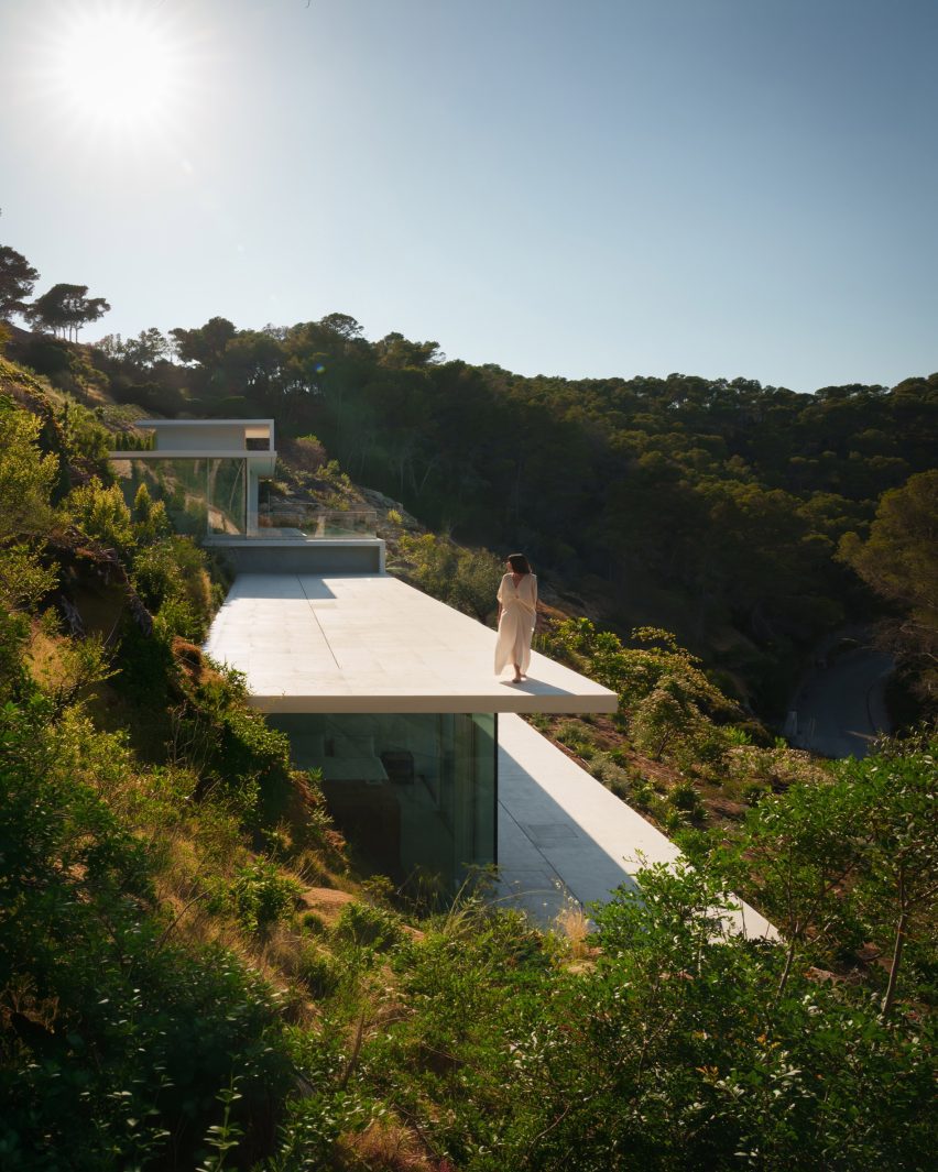 Concrete home in Ibiza