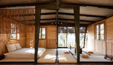 jean prouvé’s 1944 demountable house becomes japanese tea pavilion in paris