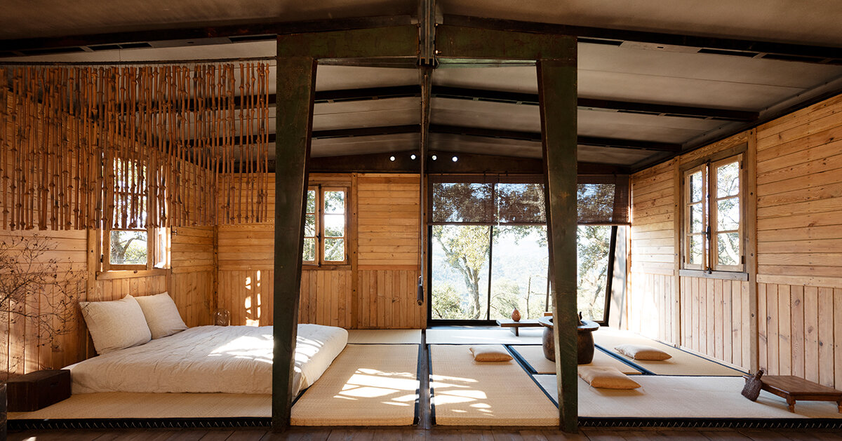 jean prouvé’s 1944 demountable house becomes japanese tea pavilion in paris