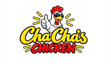 Cha Cha's Chicken logo at the kosher restaurant in Cedarhurst, NY