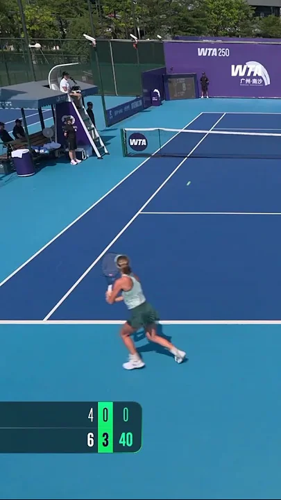 Full of confidence 🔥Sinja Kraus is fighting hard against Udvardy in Guangzhou.#GuangzhouOpen - YouTube