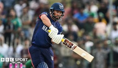 Namibia batter Jan Frylinck